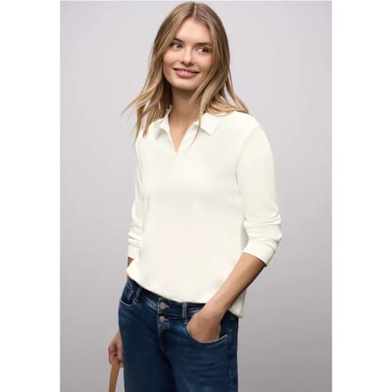 Poloshirt met rits