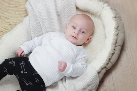 Kl4vertje - Babynestje teddy beige