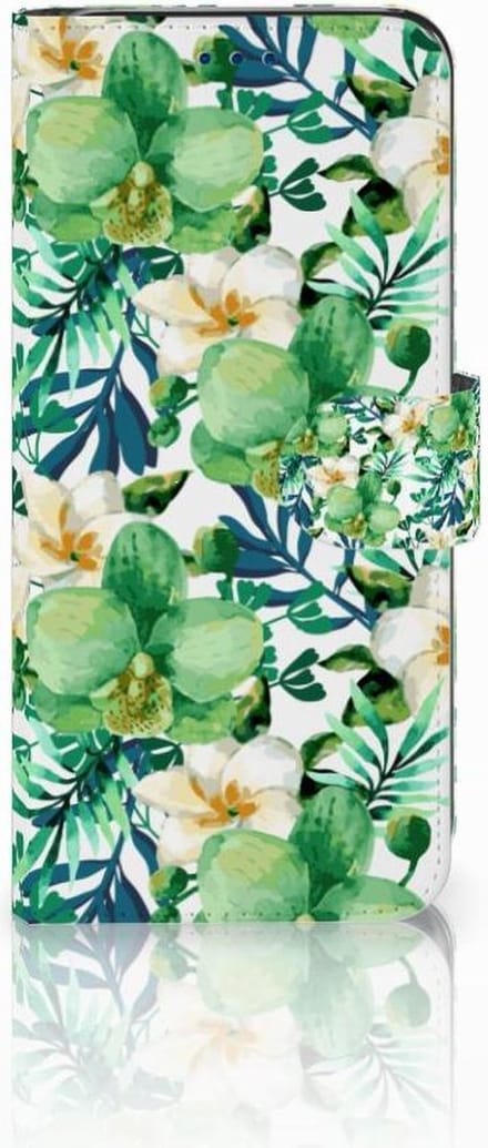 Samsung Galaxy S8 Hoesje Orchidee Groen
