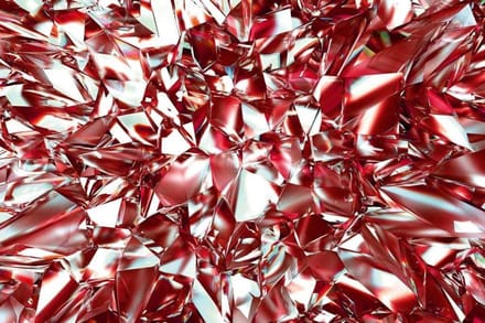 Fotobehang - Red Crystal 375x250cm - Vliesbehang