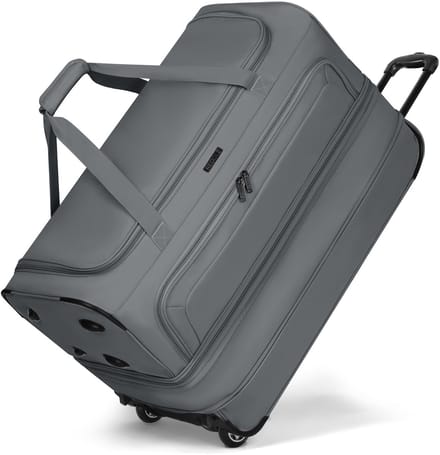 REDOLZ Reistas Trolley Duffle Essentials Wheeled Duffle Exp. Grey Grijs 70cm