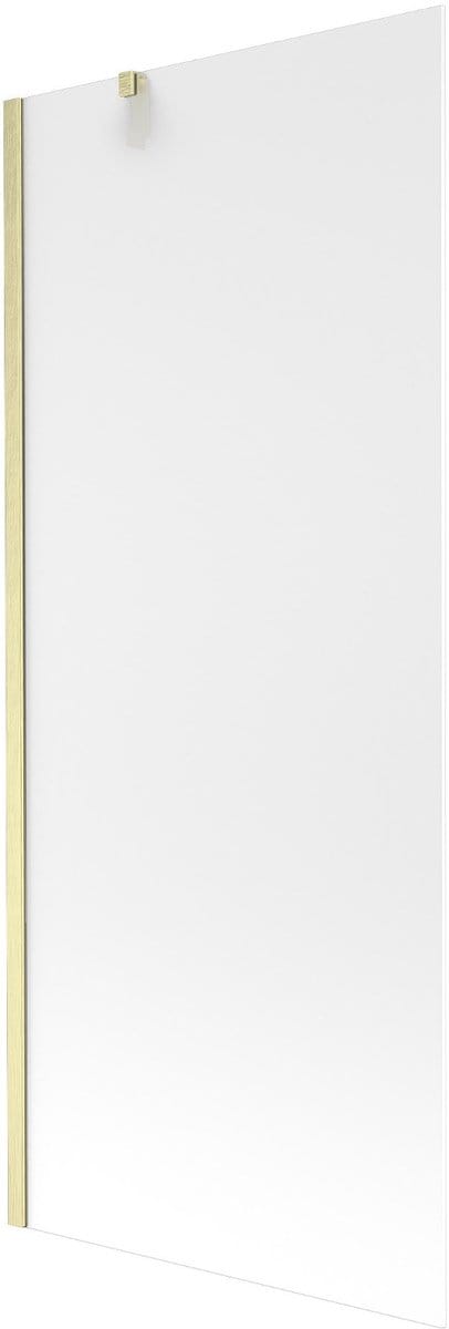 Mexen Next badscherm 1-delig 80 x 150 , mat, geborsteld goud - 895-080-000-00-30-55