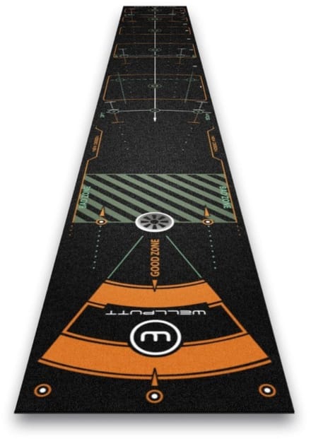 Wellputt 400 x 50 cm Classic Puttingmat - Zwart