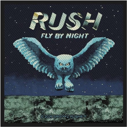 Rush - Fly By Night Patch - Blauw/Multicolours