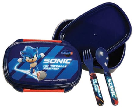 Sonic the Hedgehog Faster Sandwichdoos + Bestekset