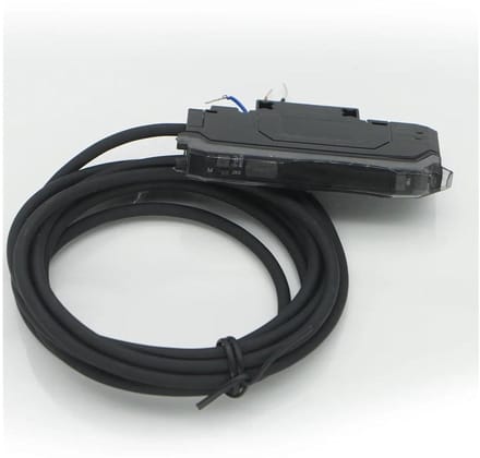 Glasvezelsensor Versterker - Optische Schakelaar - Positie Detectie - Digitaal Display - 1-2M Kabel - Metaal