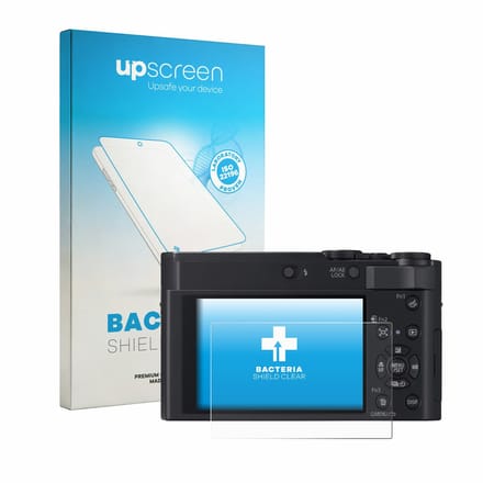 upscreen - Screenprotector voor Panasonic Lumix DC-TZ300 - Folie Beschermfolie transparant antibacterieel