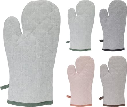 Ovenhandschoen 32x16cm 4 ass. kleur