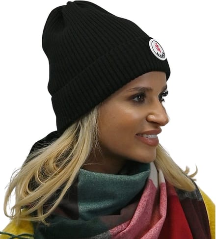 Alur - Klassieke Beanie - Zwart - Logo - Warm