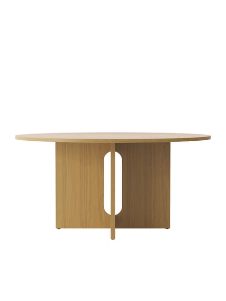 Audo Androgyne eettafel rond - eiken, natuur - eiken, natuur - Ø 150 cm