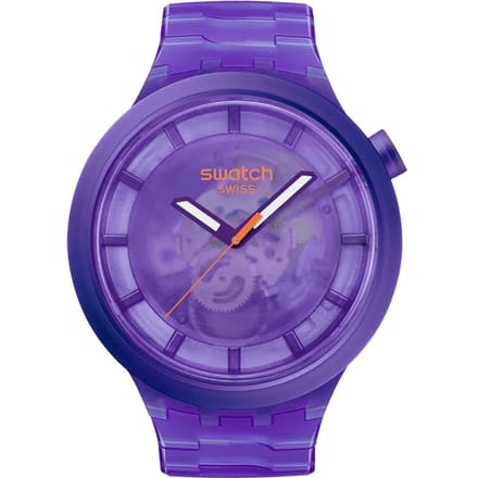 Swatch Big Bold SB05V103 Purple Joy Horloge