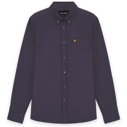 Lyle & Scott Katoenen Overhemd met Knopen - Grijs