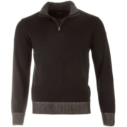 Paul & Shark Trui Wool Half Zip Contrasting Trim Zwart / male