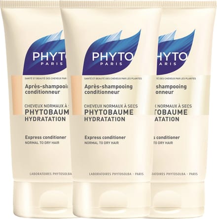 Phyto Paris Phytobaume Hydration Express conditioner Normal to Dry Hair 50ml x 3