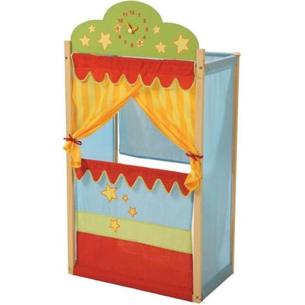 Poppentheater - ROBA - Massief houten frame - Circus Universum - Vanaf 3 jaar