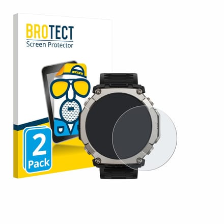 BROTECT - Screenprotector voor Huami Amazfit T-Rex Ultra 2 - Folie Beschermfolie matte 2 Stuks