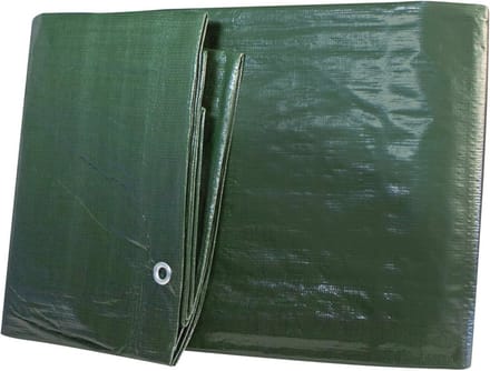 Groene Beschermzeil 3 x 4 m - Weefzeil 100 g/m², Weerbestendig en Sterk