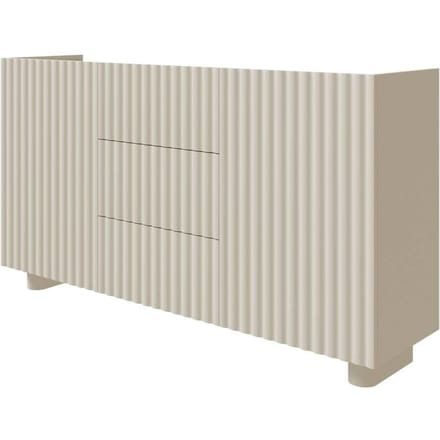 Selsey Fiorra - Tweedeurs dressoir met drie lades 144 cm - Kashmir