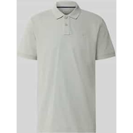 Tom Tailor - Piqué-poloshirt met geborduurd logo - Maat M - iron mint