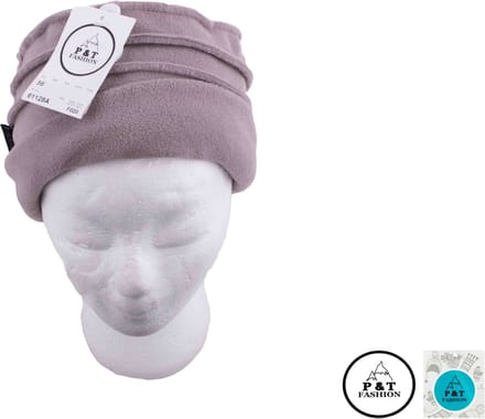 P&T Dames Hoed - Polarfleece - Beige - 56