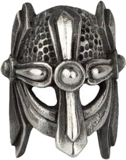 Zilveren "Viking Helm" - Baardkraal (p1004)