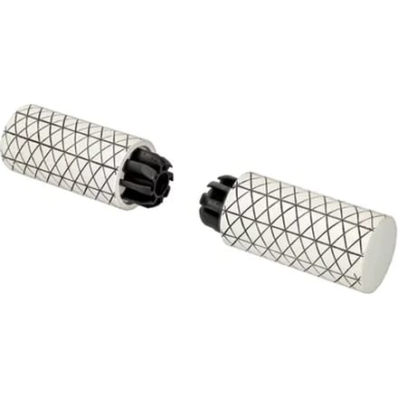 Decomode Eindknoppen Window Print - Metaal - Wit Mat - Diam. 28mm - 2 Stuks