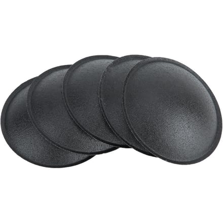 10 STUKS 55MM Stoffen Stofkap met Lichte Elasticiteit voor Luidspreker Decoratie Accessoire black