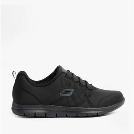 GHENTER SRELT SR Dames Jersey Brei Sneakers Zwart