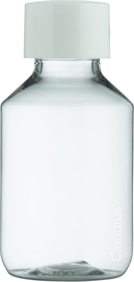Lege Plastic Fles 100 ml PET transparant - met witte dop - set van 10 stuks - Navulbaar - Leeg