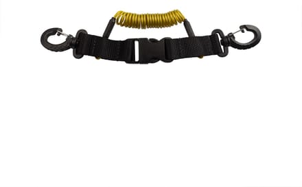 Procean spiraalkoord | 1.3 meter | met clip | geel
