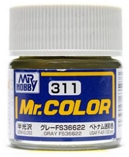 Gunze Mr. Hobby C-311 - Mr. Color 10 ml Gray FS36622 - Lacquer Modelbouwverf