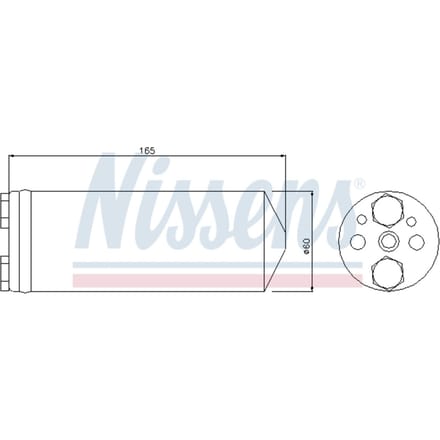 Droger, airconditioningsysteem NISSENS 95425