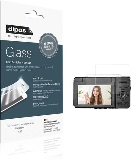 dipos – 2x Matte Pantserfolie geschikt voor Liebssen A66 | 9H Screenprotector