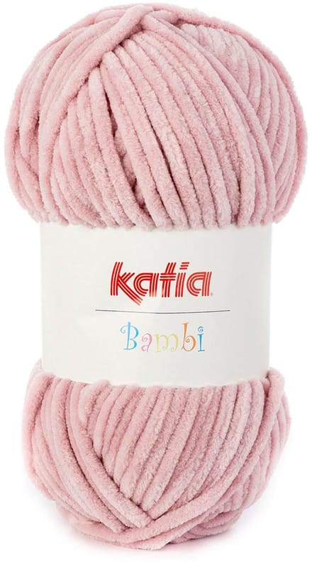 Katia Bambi - 326 oudroze - Chenille Garen