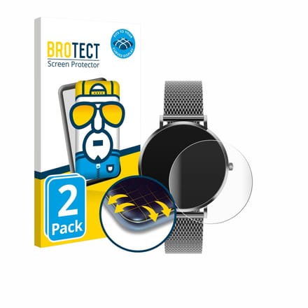 BROTECT - Screenprotector voor Pireware Amory 5 - Folie Beschermfolie transparant volledig dekking - 2 Stuks