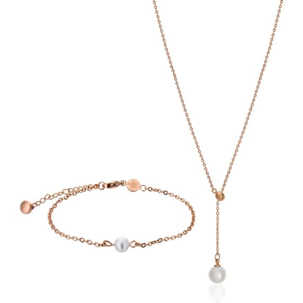 Ketting en armband set Amelia Parker Raindrop