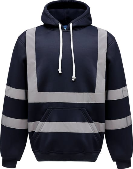 Yoko Hi-Vis pullover hoodie YHVK05 - Navy - 3XL