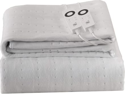Verwarmde Deken met Dubbele Controle voor een Tweepersoons Bed