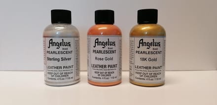 Angelus Leerverf set 3x Pearlescent kleuren 118ml