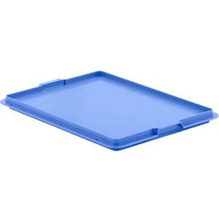 Afsluitdeksel EF-D 43 voor Euronorm bakken, blauw