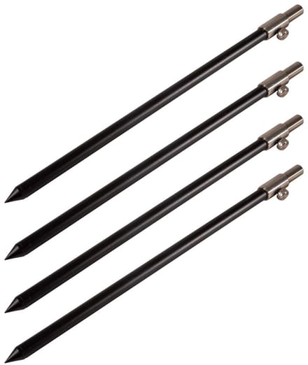 Ultimate Black Aluminium Bankstick Set 30-50cm (4 Stuks) - Bankstick