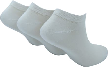 The Sockmaker sokken heren 40-46 - 3-pack Bamboo - duurzaam - Trainers - Full White