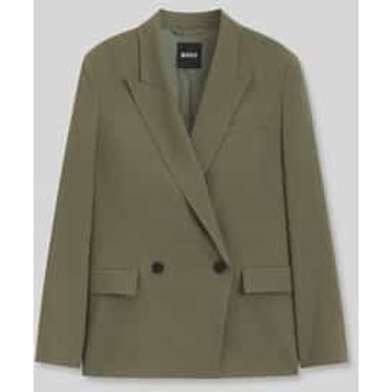 Regular fit korte blazer van viscosemix model 'JALETO12'