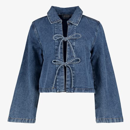 TwoDay korte dames spijkerjas blauw - Maat S
