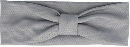 Haarsoires Haarband Knoop 8cm – Effen Patroon – Jersey Stof – Grijs