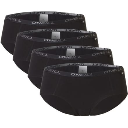 O'Neill Dames Hipsters 4-Pack Zwart - Maat XL