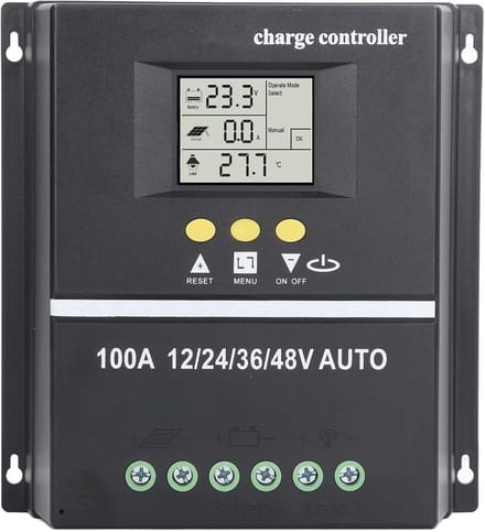 100A MPPT Solar Charge Controller - 7 Werking Modi - LCD Display - Spanning Bescherming - GEL en Flooded Accu Opladen