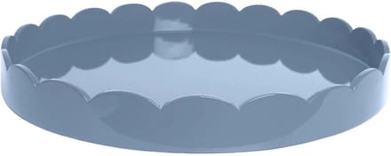 Addison Ross - Dienblad Chambray Sint-jakobsschelp rond 40cm - Serveerplateaus