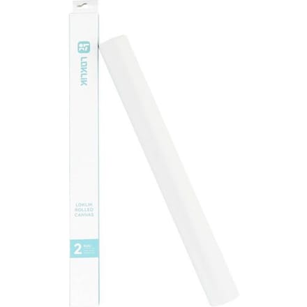 Loklik A3 Rolled Canvas Doek Snijbreedte 29.7 cm Wit