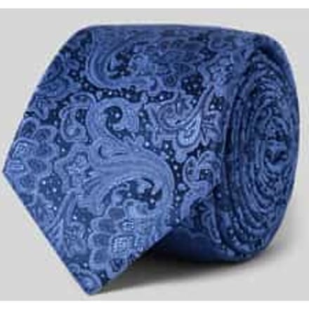 Zijden stropdas met paisleymotief